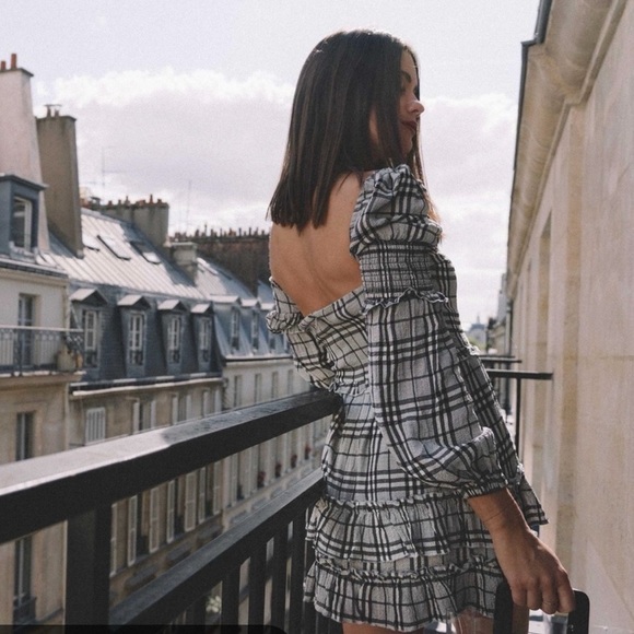 Revolve Majorelle Clarise Dress Gray Size XL - Picture 3 of 9